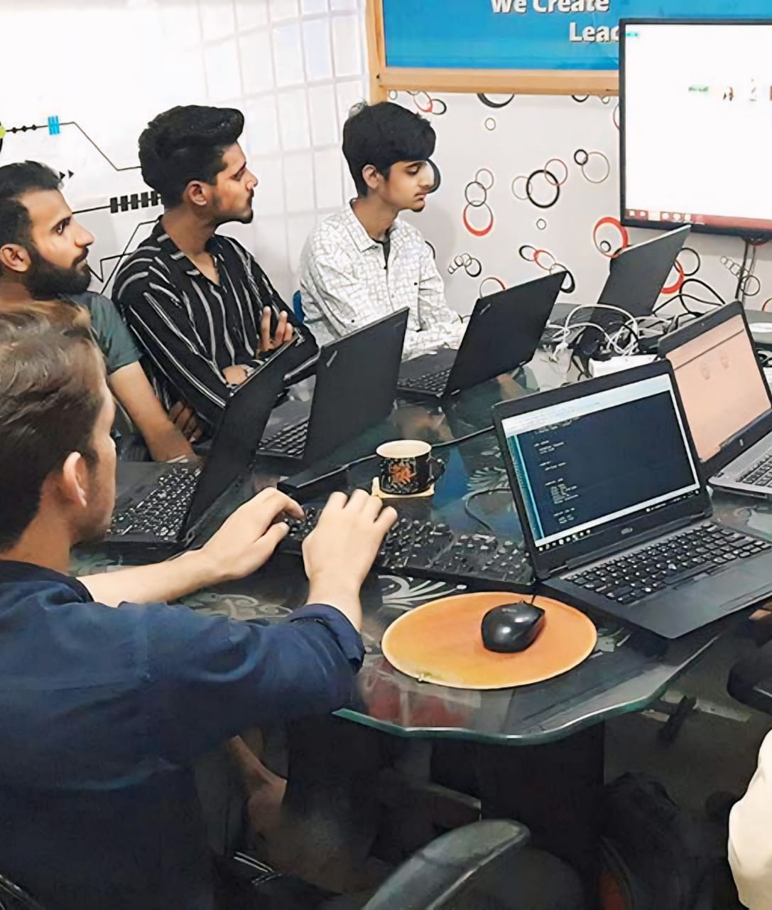 TFC lab and workspace showcasing our tech environment